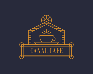 Luxury Cafe Coffee  logo design