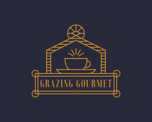 Luxury Cafe Coffee  logo design