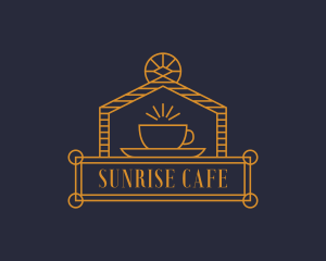 Luxury Cafe Coffee  logo design