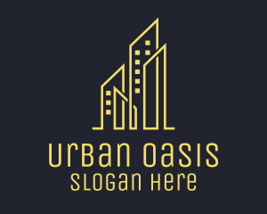 Yellow Skyscraper Cluster logo