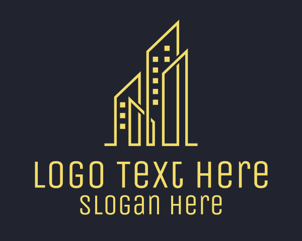 Yellow Skyscraper Cluster logo