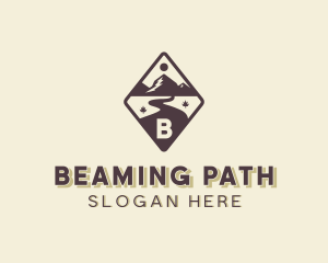 Mountain Pathway Road logo design