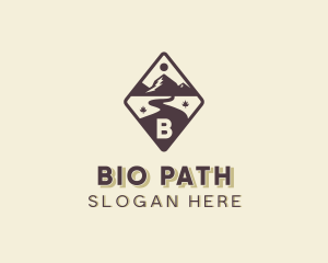 Mountain Pathway Road logo design