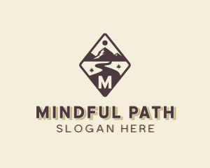 Mountain Pathway Road logo design