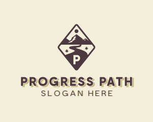 Mountain Pathway Road logo design