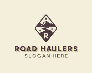 Mountain Pathway Road logo design