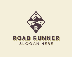 Mountain Pathway Road logo design