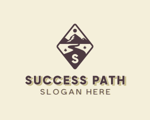 Mountain Pathway Road logo design