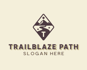 Mountain Pathway Road logo design