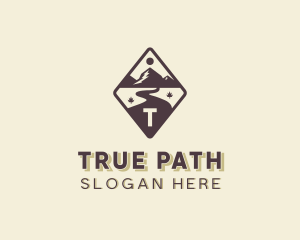 Mountain Pathway Road logo design