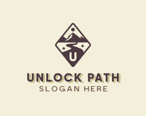 Mountain Pathway Road logo design