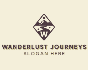 Mountain Pathway Road logo design