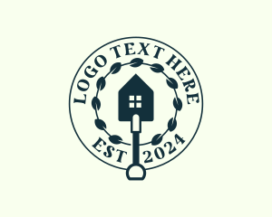 Landscaping Shovel Garden logo