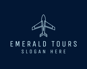 Airplane Travel Tour logo design