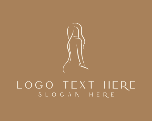 Bare - Flawless Naked Woman logo design