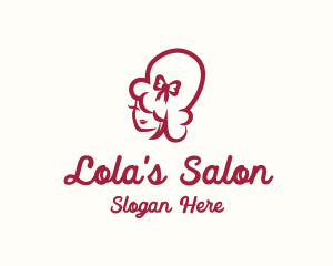 Lady Hair Salon logo design