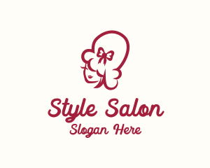 Lady Hair Salon logo design