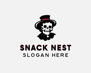 Skull Hat Streetwear logo design