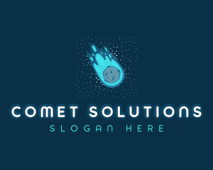 Meteor Comet Star logo