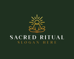 Yoga Meditation Spa logo design