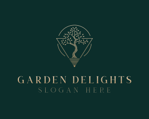 Elegant Tree Gardening logo design