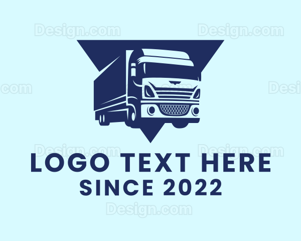 Transport Delivery Truck Logo