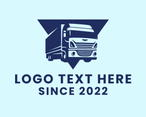 Transport Delivery Truck  logo