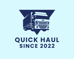 Transport Delivery Truck  logo design