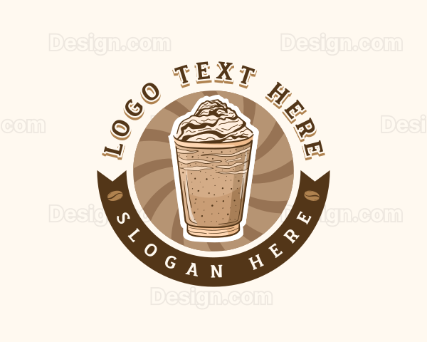 Coffee Frappe Cafe Logo