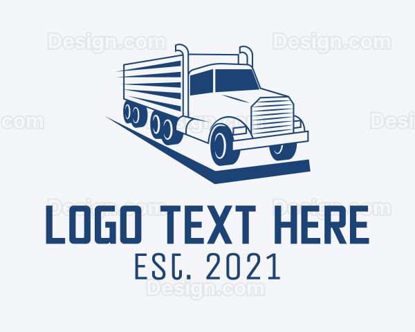 Cargo Truck Distrubition Logo