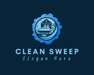 Car House Cleaning  logo design