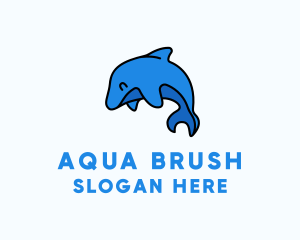 Blue Dolphin Water Park logo design