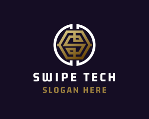 Premium Cryptocurrency Letter S logo design