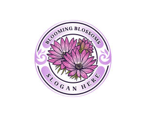 Flower Garden Bloom logo design