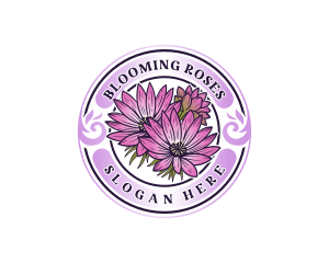 Flower Garden Bloom logo design