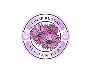 Flower Garden Bloom logo design