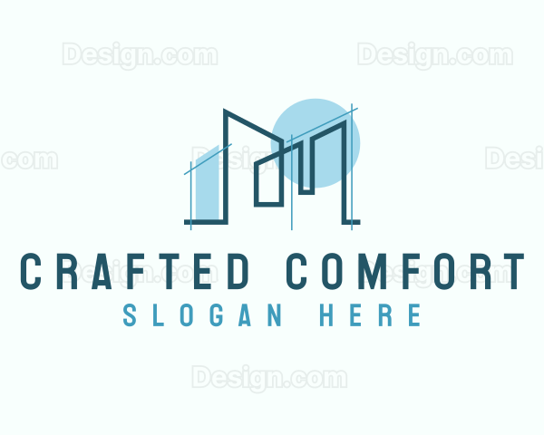 Architecture Building Contractor Logo