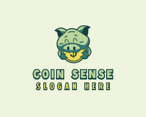 Piggy Coin Savings logo design