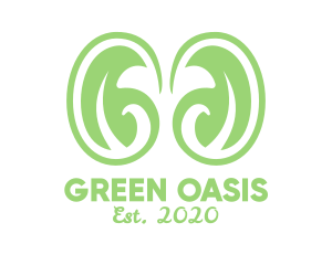 Green Organic Beans logo design