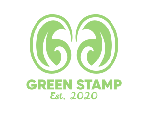 Green Organic Beans logo design