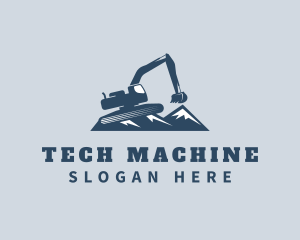 Mountain Excavator Machine logo