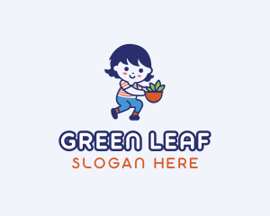 Salad Vegan Girl logo