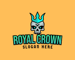 Crown Evil Skull logo
