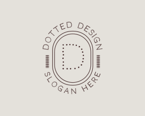 Fashion Dotted Boutique Accessory logo design