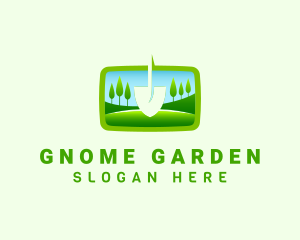 Garden Shovel Yard logo design