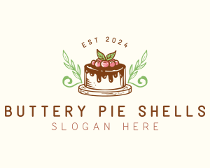 Sweet Cake Fruit Tart  logo design