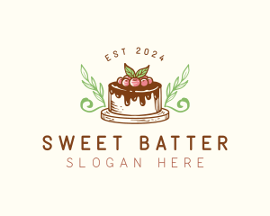 Sweet Cake Fruit Tart  logo design