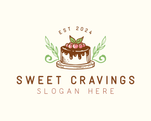 Sweet Cake Fruit Tart  logo design