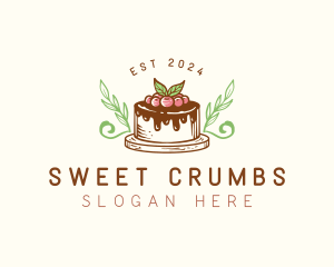 Sweet Cake Fruit Tart  logo design