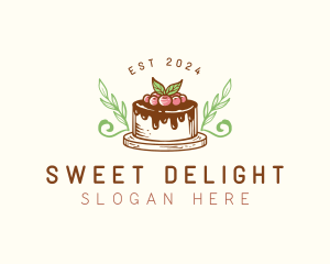 Sweet Cake Fruit Tart  logo design